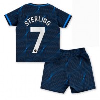 Dětský fotbalový dres Chelsea Raheem Sterling #7 2023-24 Venkovní Krátký Rukáv (+ trenýrky)